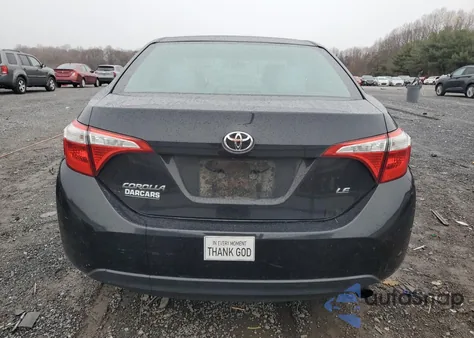 2015 Toyota Corolla L z USA, uszkodzony, nr VIN 2T1BURHE9FC477476